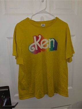 Yellow Ken Rainbow Logo Short-Sleeve Tee - Sz XL